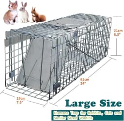 Animal Trap Cage Mousetrap Safe Firm Iron Net,Household Catcher Mouse,For  Humane Rat Trap,Stray Cat Foldable Catch& Animal Resc