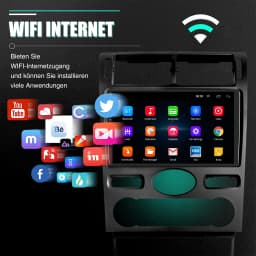 ESSGOO Android 14 9" IPS Touch screen Display GPS Navigation Car Stereo WIFI SWC RDS FM Mirror link BT For Ford Mondeo 2004-2007