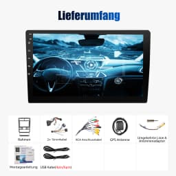 ESSGOO Android 14 9" IPS Touch screen Display GPS Navigation Car Stereo WIFI SWC RDS FM Mirror link BT For Ford Mondeo 2004-2007