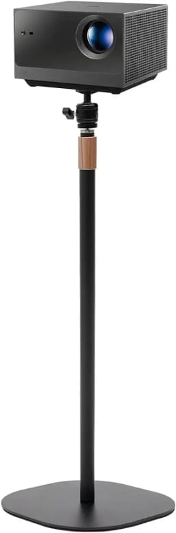 Projector Stand 65-120 cm Height-Adjustable 360° Swivelling Projector Tripod Projector Floor Stand with Universal 1/4 Thread