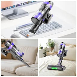 Vortisys V2 Cordless Vacuum Cleaner, 500W Brushless Motor, 36V/2200mAh Battery, Suitable for Floor, Carpet, Sofa, Mattress