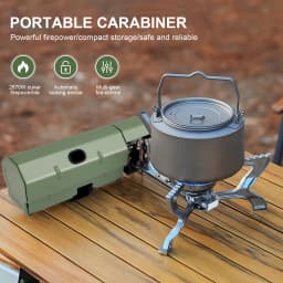 11000W Camping Gas Stove Burner Adjustable Ultralight Big Fire Backpacking Stove Windproof Camping Portable Propane Gas Stove