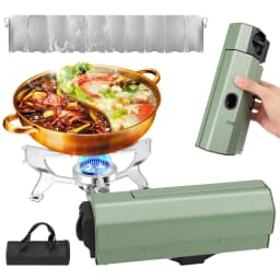 11000W Camping Gas Stove Burner Adjustable Ultralight Big Fire Backpacking Stove Windproof Camping Portable Propane Gas Stove