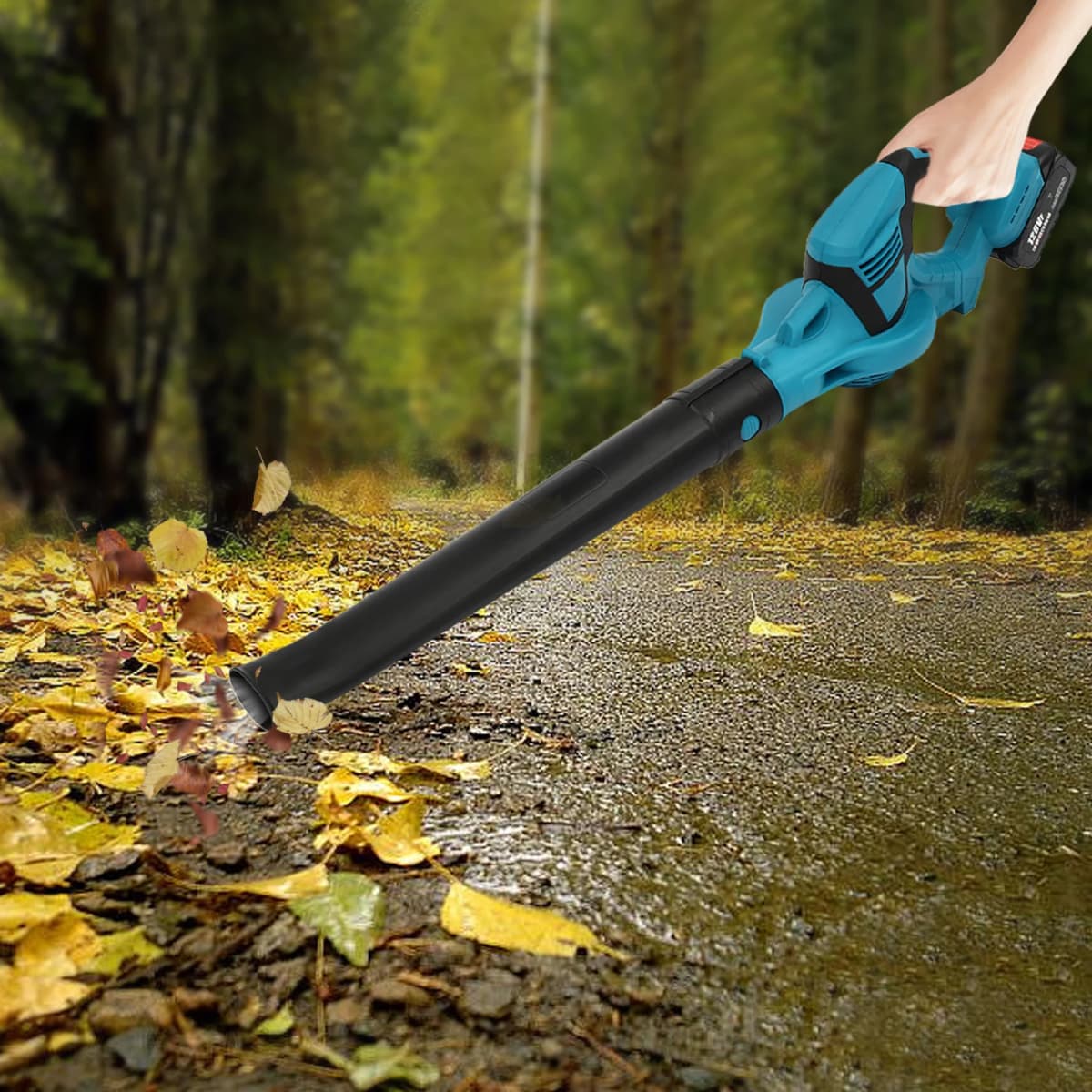 Powerful Brushless Cordless Leaf Blower with 4.0Ah Battery, 18800RPM & 400CFM Airflow