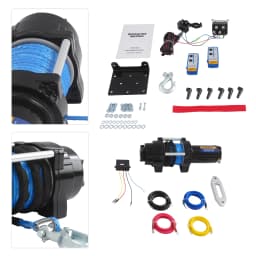 Electric Winch 4500 lb Electric Winch with Locking Function Electric Winch for ATV UTV SUV Pickup Off-road Vehicle