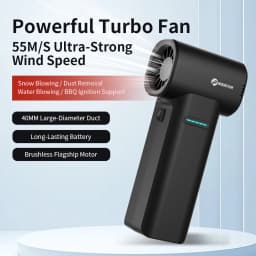 Jet Fan Ultra Electric Air Duster High-Speed Wind 80000 RPM Cordless Rechargeable Blower Infinite Variable Speed for Keyboard/PC