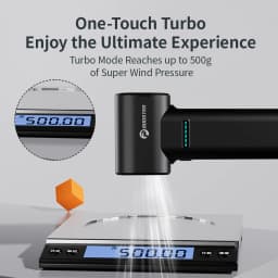 Jet Fan Ultra Electric Air Duster High-Speed Wind 80000 RPM Cordless Rechargeable Blower Infinite Variable Speed for Keyboard/PC