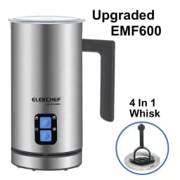 BioloMix Automatic Milk Frother & Warmer – 4-in-1 Coffee Frother for Hot/Cold Foam, Latte & Cappuccino