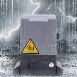 Automatic Sliding Gate Drive,550W Electric Sliding Gate Opener 1200kg/2645.55lbs, Automatic Door Opener Motor