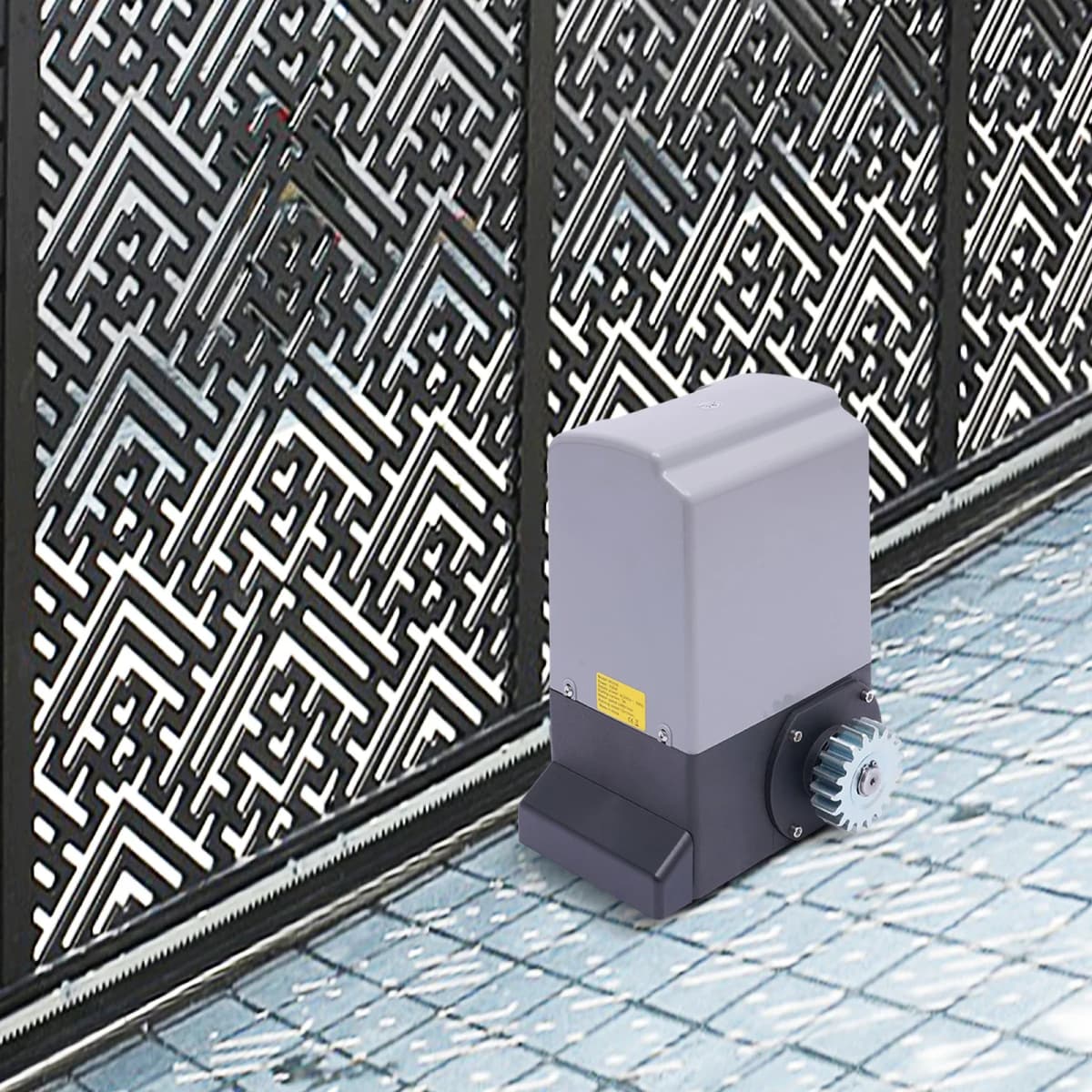 Automatic Sliding Gate Drive,550W Electric Sliding Gate Opener 1200kg/2645.55lbs, Automatic Door Opener Motor