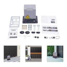 Automatic Sliding Gate Drive,550W Electric Sliding Gate Opener 1200kg/2645.55lbs, Automatic Door Opener Motor