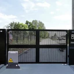 Automatic Sliding Gate Drive,550W Electric Sliding Gate Opener 1200kg/2645.55lbs, Automatic Door Opener Motor