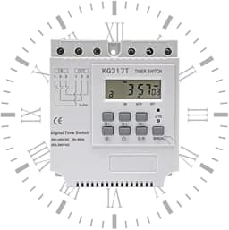 25A 3-Phase Digital Timer Programmable Timer Time Switch 380V 50-60HZ KG317T