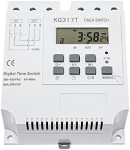 25A 3-Phase Digital Timer Programmable Timer Time Switch 380V 50-60HZ KG317T