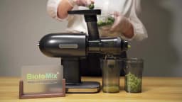 BioloMix Cold Press Juicer,Slow Masticating Juicer Machines with Reverse Function,High Juice Yield, Easy to Clean Brush & Quiet