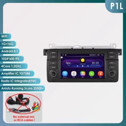 7" HIZPO Android Car Radio Multimedia for BMW E46 3 Series M3 318/320/325/330/335 1998 - 2005 CarPlay 4G BT WiFi SWC RDS DSP