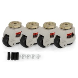 4Pcs Retractable Leveling Machine Castors GD-60S Plate Horizontal Casters Wheel