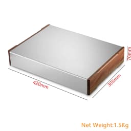 Nobsound HiFi DIY Amplifier Housing Wooden Aluminum Chassis for Amplifier Preamp Case