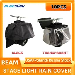 10PCS LED Beam Moving Head Rain Cover Led Par Light Use In Rain Snow Coat Waterproof Covers With Transparent Crystal