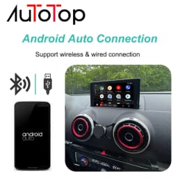 AUTOTOP Wireless Carplay Android Auto Mirror Link Module Box For Audi A3 8V Q2 2013-2018 MIB System Interface Decoder Retrofit