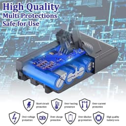For Dyson V8 6000mAh Battery 21700 Cell Replacement Battery For Dyson V8 Absolute V8 Animal SV10 Handheld Vacuum Cleaner