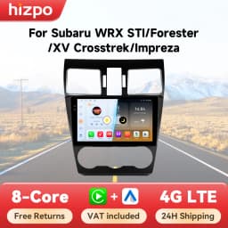 Hizpo Android 14 Car Radio For Subaru Forester WRX and STI XV Crosstrek Impreza 2015 - 2018 Autoradio Multimedia GPS Carplay RDS