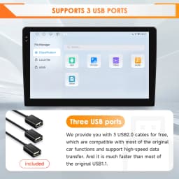 OSSURET CarPlay Android 14 Car Multimedia Video Player For Renault Megane 2 2002-2009 Navigation GPS 2din 4G autoradio RDS 6115