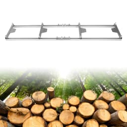8.8 Ft Professional Chainsaw Milling Rail System Durable Aluminum Ladder Guide Set for Log Wood Chip Cutting Compatible