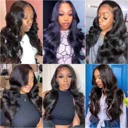 Body Wave Lace Closure With Hair Bundles 100% Human Bundle With 4X4 5X5 Transparent Lace Closure Remy Hair Weave Extensions