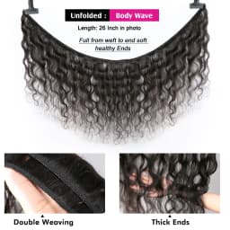 Body Wave Lace Closure With Hair Bundles 100% Human Bundle With 4X4 5X5 Transparent Lace Closure Remy Hair Weave Extensions