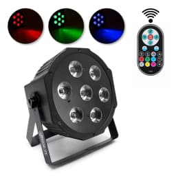 U'King 4PCS Stage Light 7x3W RGBW LED Par Light DMX 7 Channel Light Sound Activated Party Light For Nightclub Party Disco DJ KTV