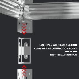 5 Tier Heavy Duty Garage Shelf Unit, Metal Frame, Boltless Design, Easy to Assemble, 875kg Capacity, 200 x 100 x 50 cm