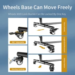 SH 2X2M / 2X3M Background Stand With 4pcs Wheels And 4pcs Fish Clips Photography Backdrop Frame Support For Photo Studio