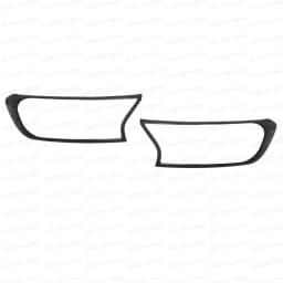 2PCS Head Lights Cover Headlight Cover Trim Guard For Ford Ranger 2015-2022 WILDTRAK XLS XLT LIMITED XL Light Cover Trims