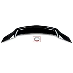 Duckbill RT Style Trunk Spoiler Lip Gloss Black For 2008-2014 Mercedes Benz W204