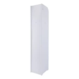 DayPlus Bathroom Floor Cabinet Home Storage Cabinet with Doors and Shelves, Home Furniture Unit, 16 x 15 x 80 cm