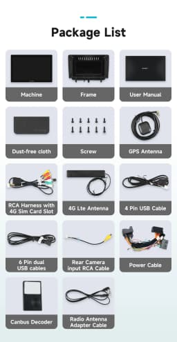 Hizpo 9'' 2K Screen Wireless Carplay Android Auto for Honda Civic Hatchback 2005 2006 2007 2008 2009 2010 2011 Car Player BT GPS