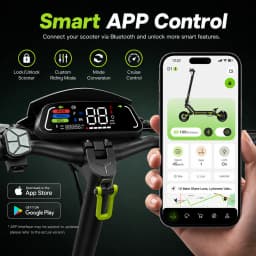 10 Inch Electric Scooter 48V 10Ah 40km Long Range Swing-arm Suspension Foldable Off-Road Electric kick Scooters