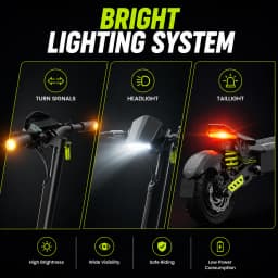 10 Inch Electric Scooter 48V 10Ah 40km Long Range Swing-arm Suspension Foldable Off-Road Electric kick Scooters