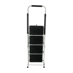 4 Step Ladder with Handrails, Foldable and Stable, Extra Wide Pedal, Anti-slip, 150 kg Load Capacity, Easy to Store