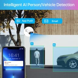 ZOSI 16CH 4K PoE Security Camera System 2-Way Audio H.265+ 8MP 16CH NVR 4TB HDD for 24/7 Recording 8MP Outdoor PoE IP Cameras