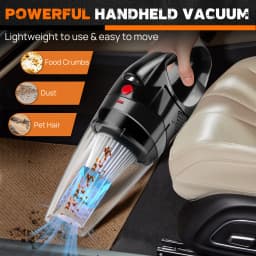 Handheld Vacuum Cleaner Cordless Strong Suction Portable Hand Vacum for Home Car Hoover,Mini Rechargeable with HEPA Filter LED