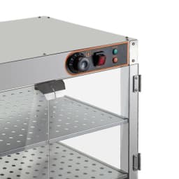 Bymaocar 30-85 °C 800W Warming Cabinet Display Cabinet Hot Counter Attachment Food Insulation Heating Cabinet Food Warmer