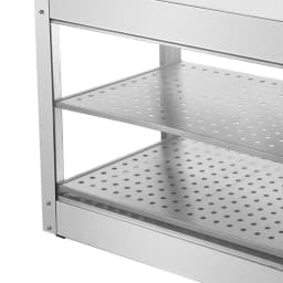 Bymaocar 30-85 °C 800W Warming Cabinet Display Cabinet Hot Counter Attachment Food Insulation Heating Cabinet Food Warmer