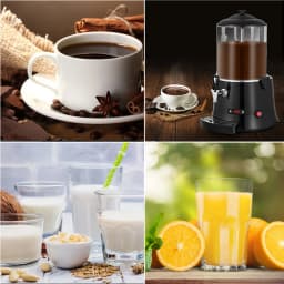 SucceBuy Hot Chocolate Machine KS-RQ Chocolate Melter Dispenser Machine for Restaurants Bakeries Cafes for Melting Chocolate