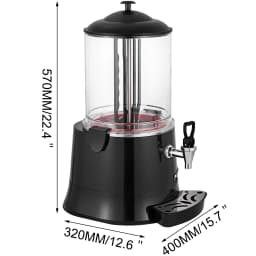 SucceBuy Hot Chocolate Machine KS-RQ Chocolate Melter Dispenser Machine for Restaurants Bakeries Cafes for Melting Chocolate