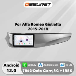 2din Android 13 Autoradio Carplay for Alfa Romeo Giulietta 2015 2016 2017 2018 multimedia player GPS navi Stereo Audio Head Unit