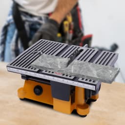 100mm/4" Mini Table Saw Cutting Machine Tool Wood Glass Stone Cutter DIY