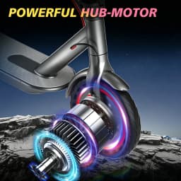 AOVOPRO Y1PLUS  Electric Scooter Powerful Motor 36V 10.5AH Large Capacity Battery 35KM Long Range 8.5Inch Tire with Smart APP Kick City Commuter EScooter