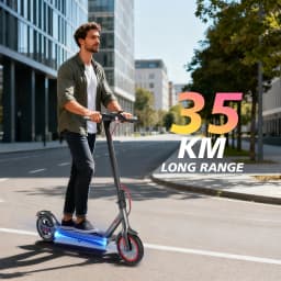 AOVOPRO Y1PLUS  Electric Scooter Powerful Motor 36V 10.5AH Large Capacity Battery 35KM Long Range 8.5Inch Tire with Smart APP Kick City Commuter EScooter